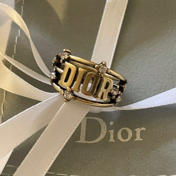 Dior Jewelry Dior Detail Logo Ring Poshmark